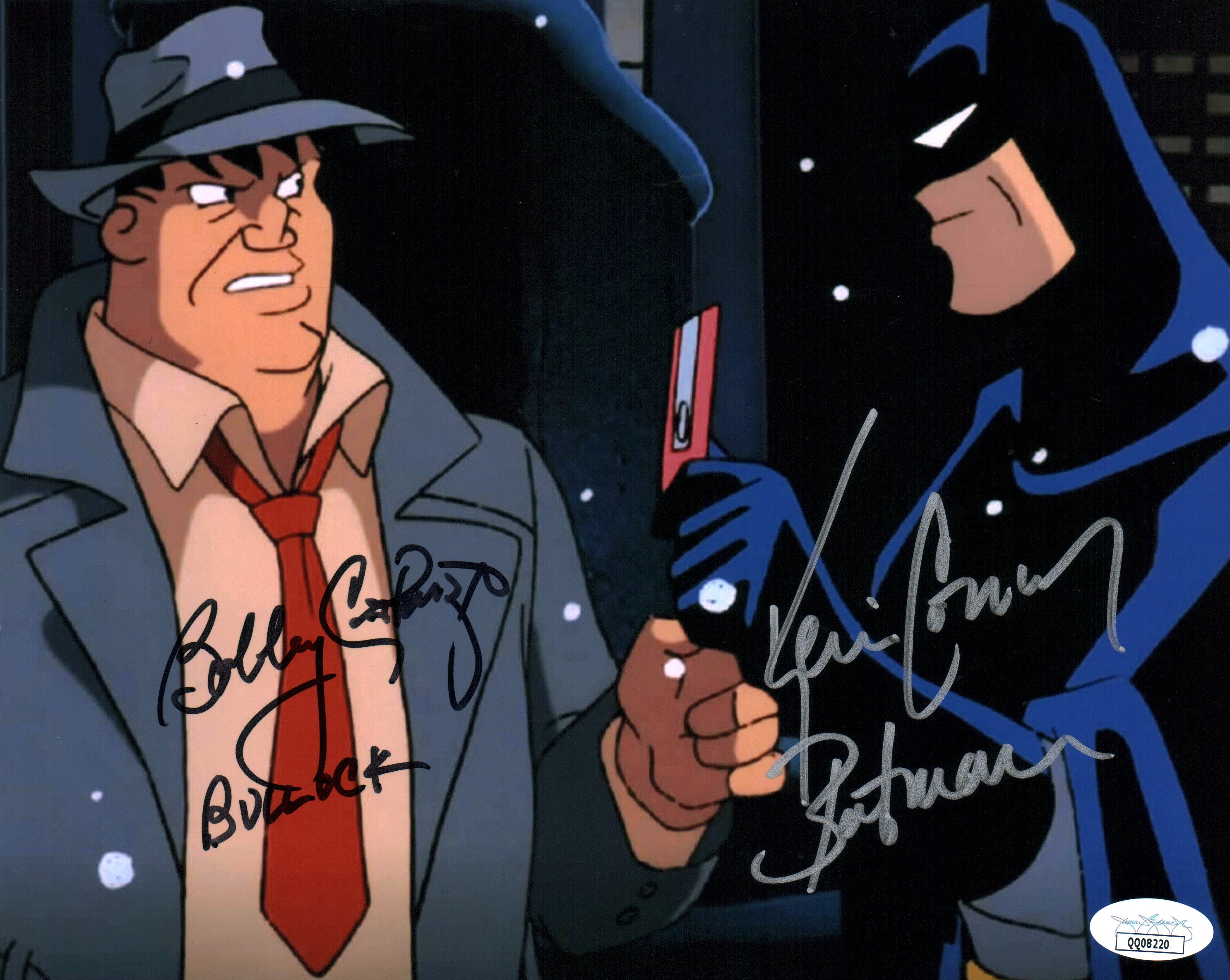 Batman Animated 8x10 Signed Photo Conroy Costanzo JSA COA Certified Autograph