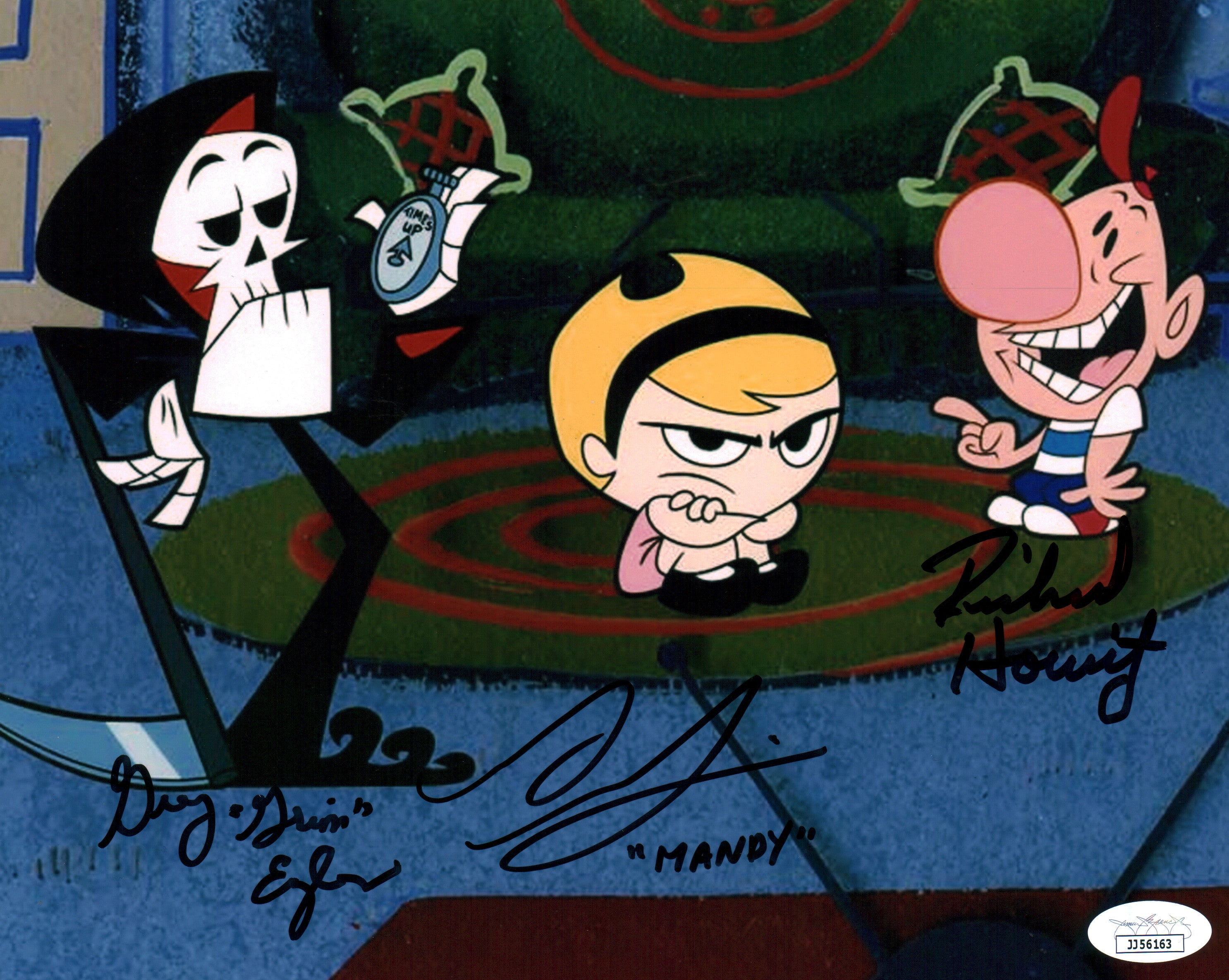 The Grim Adventures of Billy & Mandy 8x10 Signed Photo DeLisle Eagles Horvitz JSA Certified Autograph