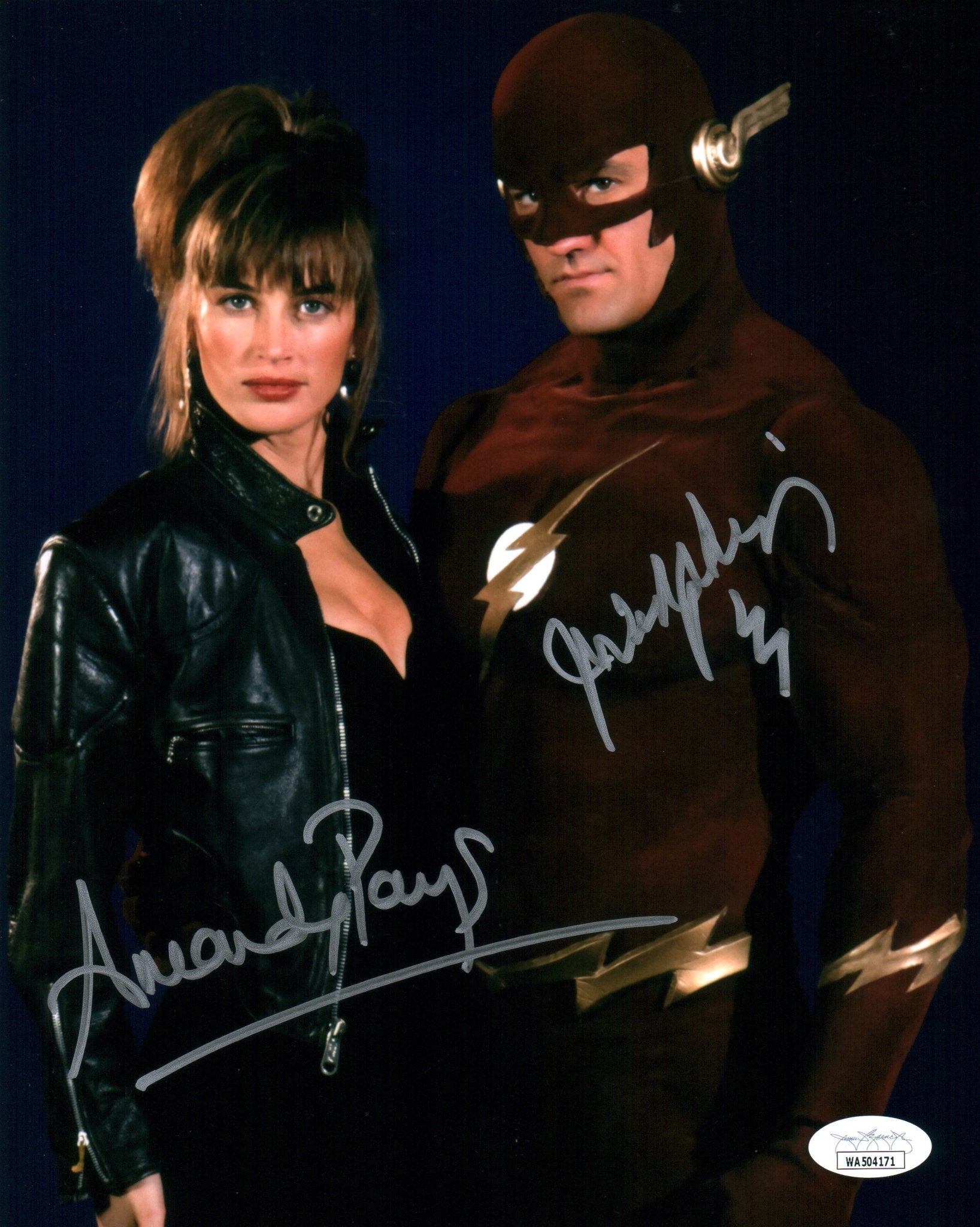 The Flash 8x10 Signed Photo Cast x2 Pays Shipp JSA Certified Autograph