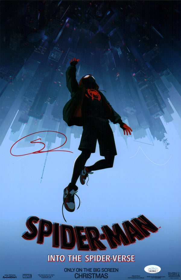 Shameik Moore Spider-Man 11x17 Signed Photo Poster JSA COA Certified Autograph