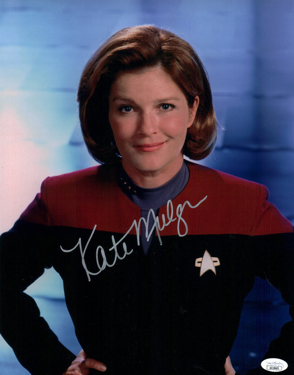 Kate Mulgrew Star Trek: Voyager 11x14 Signed Photo Poster JSA Certified Autograph