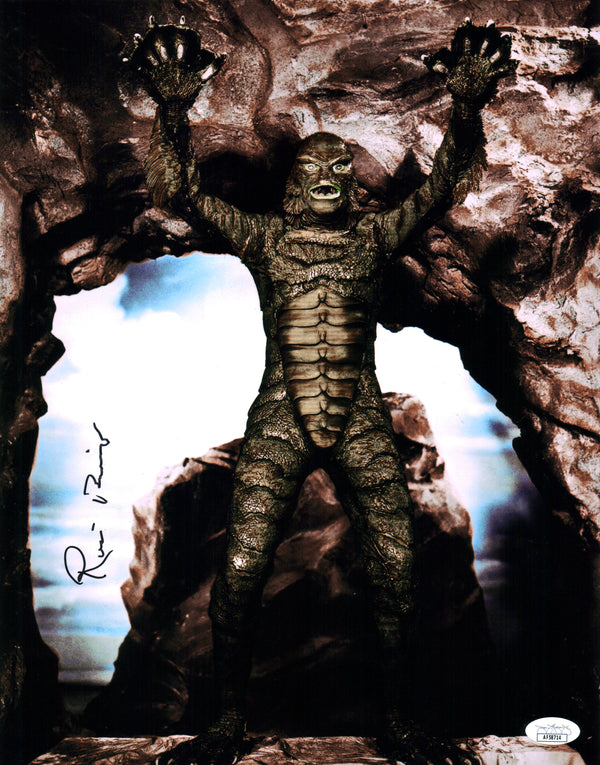 Ricou Browning Creature From The Black Lagoon 11x14 Signed Photo Poster JSA COA Certified Autograph