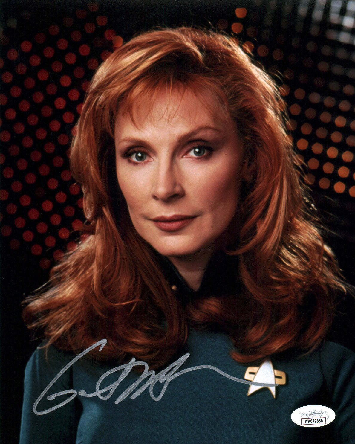 Gates McFadden Star Trek 8x10 Signed Photo JSA COA Certified Autograph