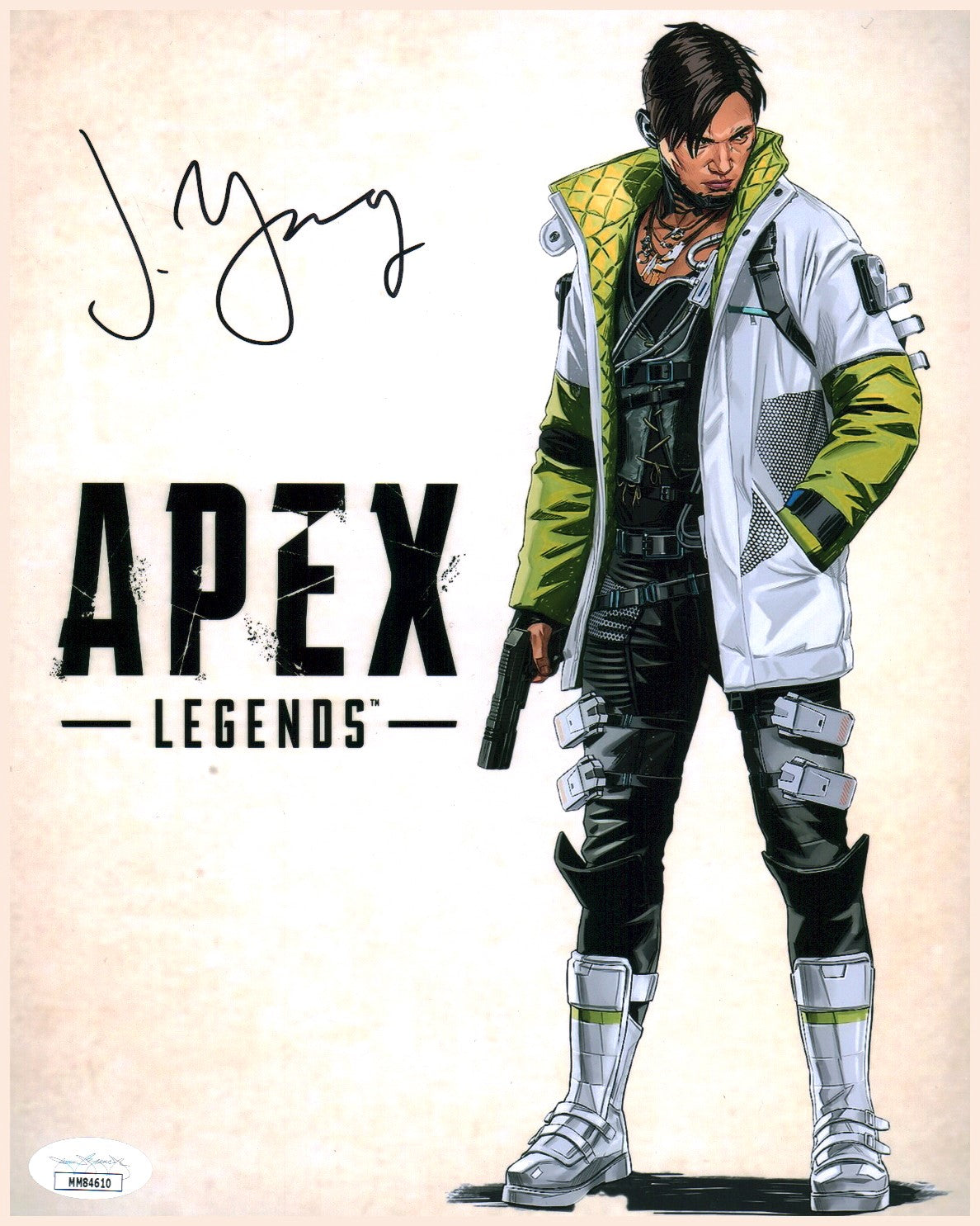 Johnny Young Apex Legends 8x10 Signed Photo JSA COA Certified Autograph