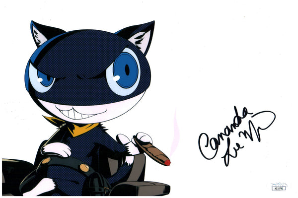 Cassandra Lee Morris Persona 5 8x12 Signed Photo JSA COA Certified Autograph