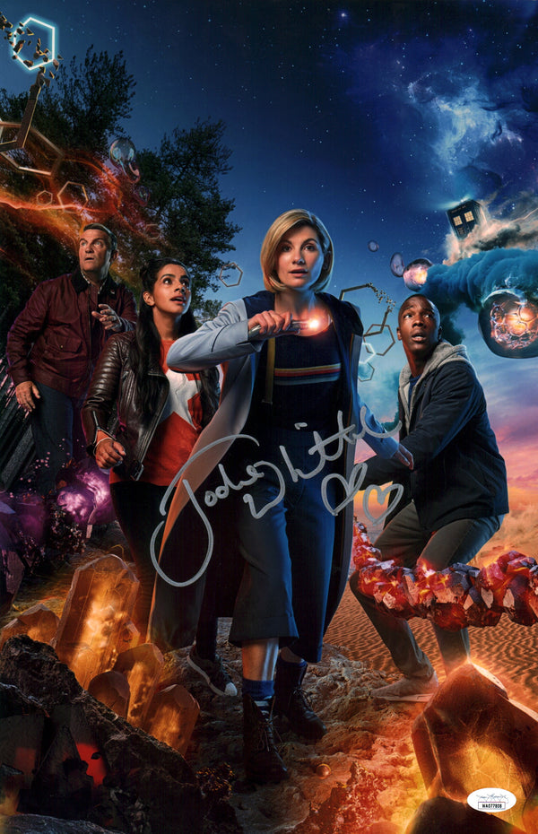 Jodie Whittaker Doctor Who 11x17 Signed Photo Poster JSA Certified Autograph