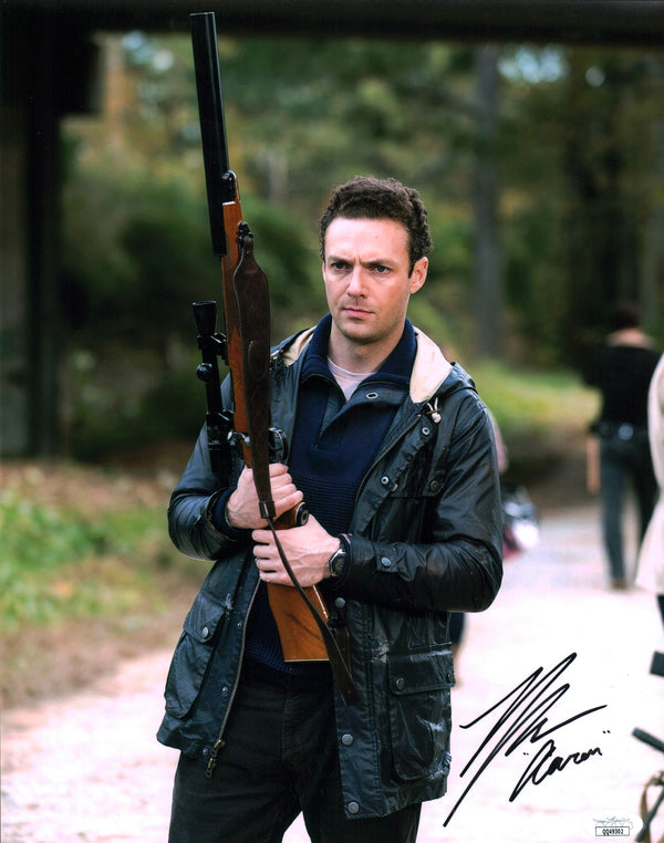 Ross Marquand The Walking Dead 11x14 Photo Poster Signed Autograph JSA COA Certified Auto