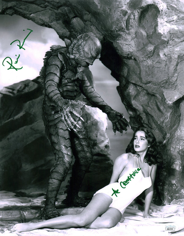 Ricou Browning Creature From The Black Lagoon 11x14 Photo Poster Signed Autograph JSA COA Certified Auto