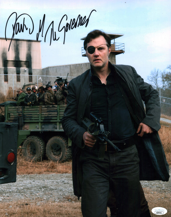 David Morrissey The Walking Dead 11x14 Photo Poster Signed  JSA Certified Autograph