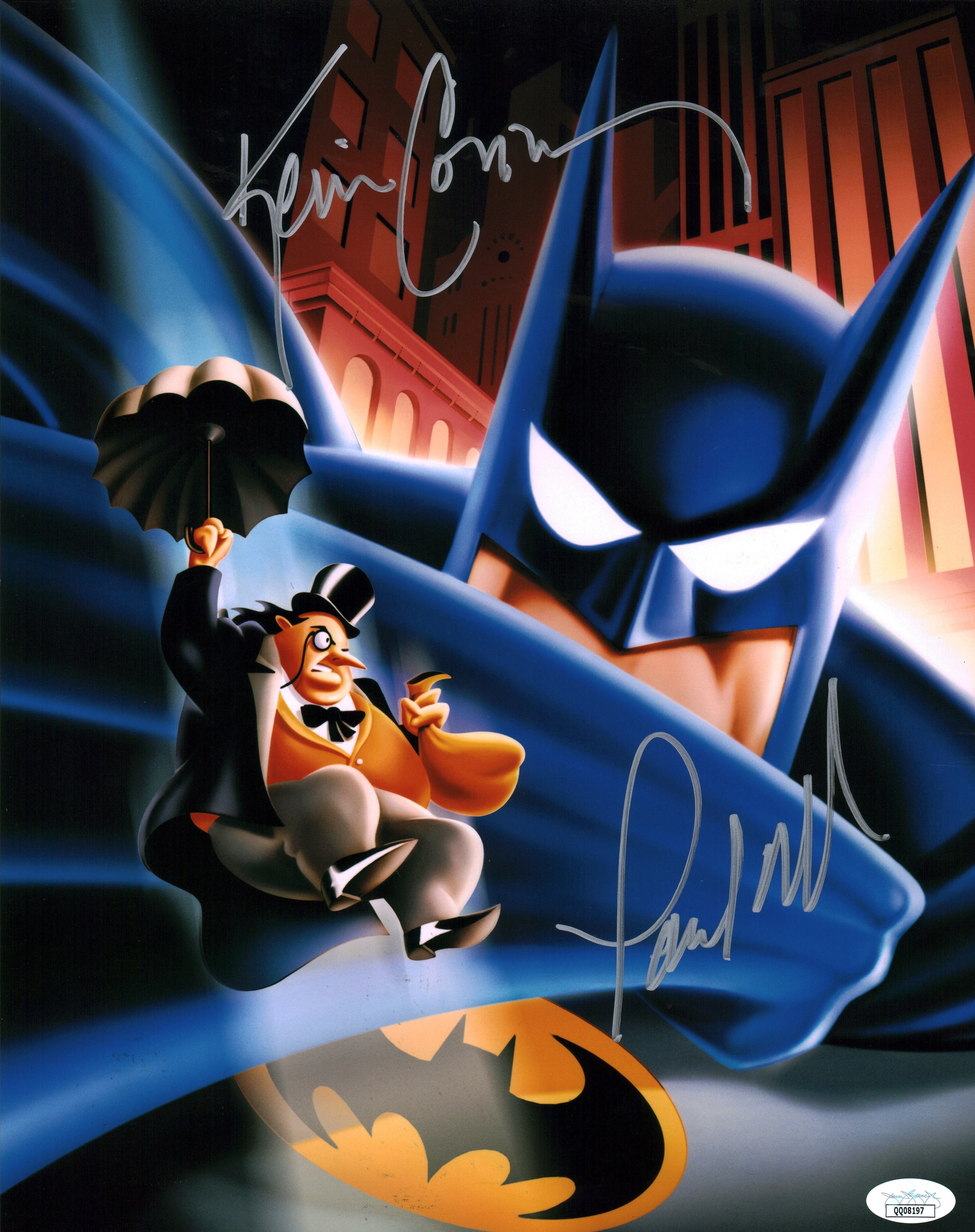 Batman 11x14 Cast x2 Photo Poster Conroy Williams Signed Autograph JSA Certified