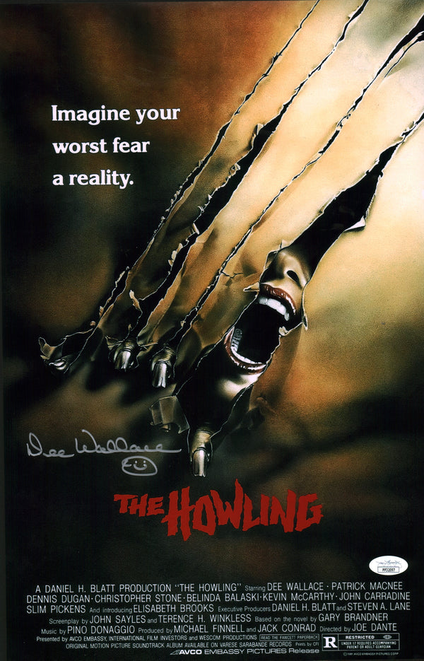 Dee Wallace The Howling 11x17 Signed Photo Poster JSA Certified Autograph