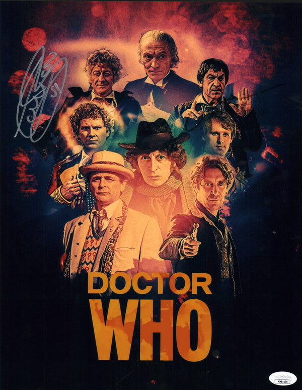 Colin Baker Doctor Who 11x14 Photo Poster Signed JSA Certified Autograph
