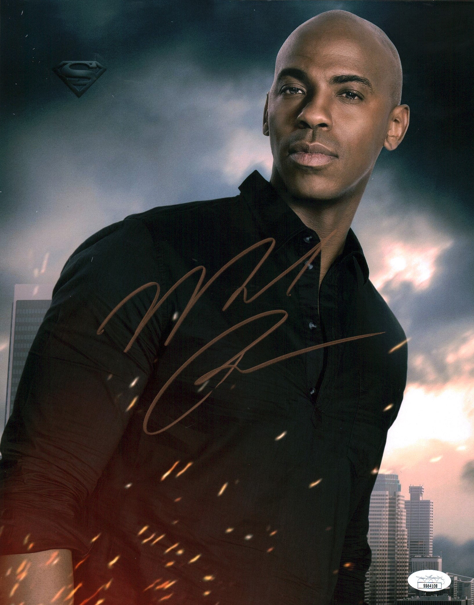Mehcad Brooks Supergirl 11x14 Photo Poster Signed Autograph JSA Certified
