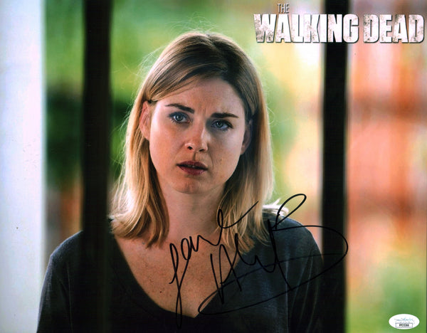 Alexandra Breckenridge The Walking Dead 11x14 Photo Poster Signed JSA Certified Autograph