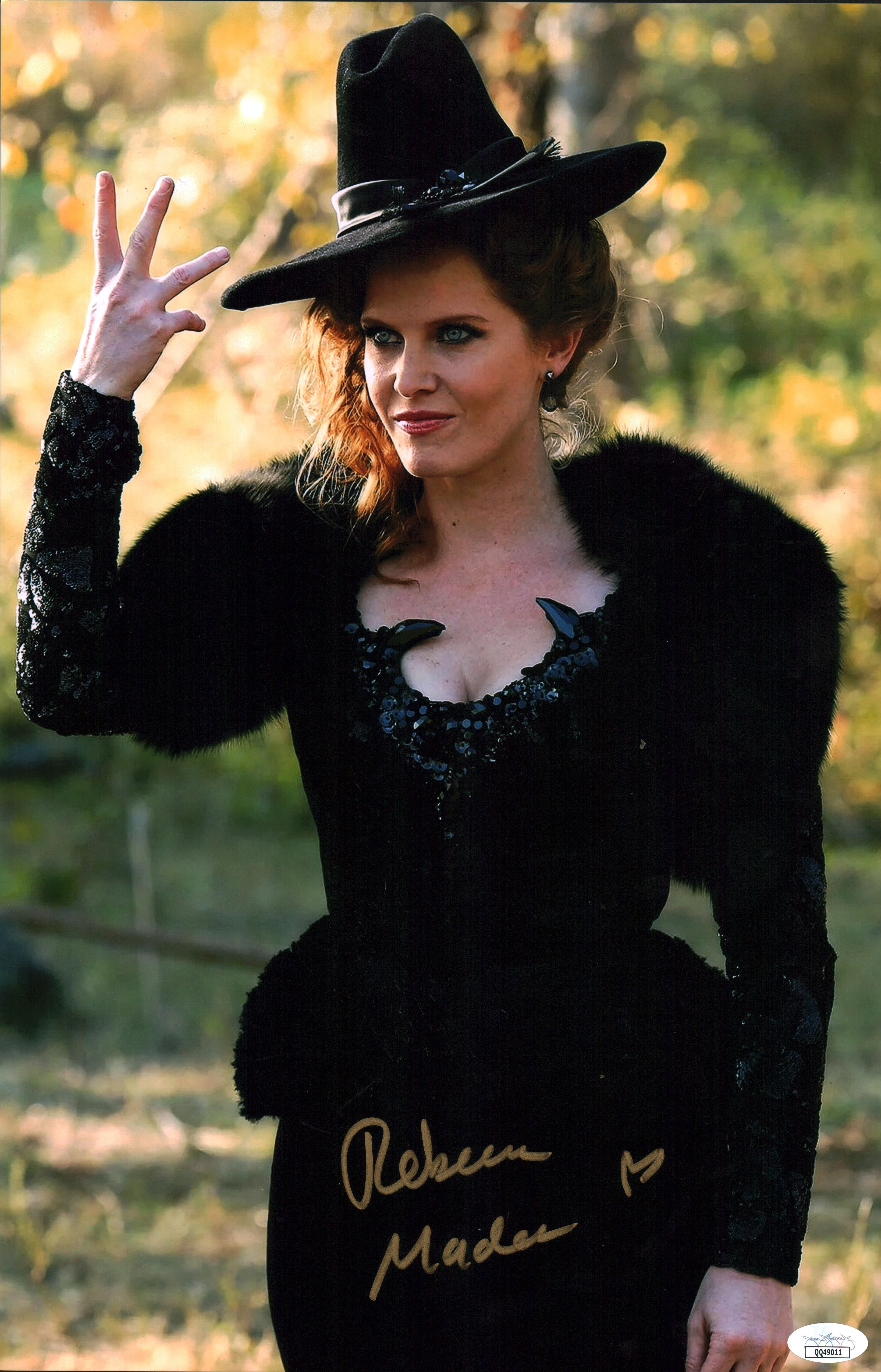 Rebecca Mader Once Upon A Time OUAT 11x17 Photo Poster Signed Autographed JSA COA Certified Auto