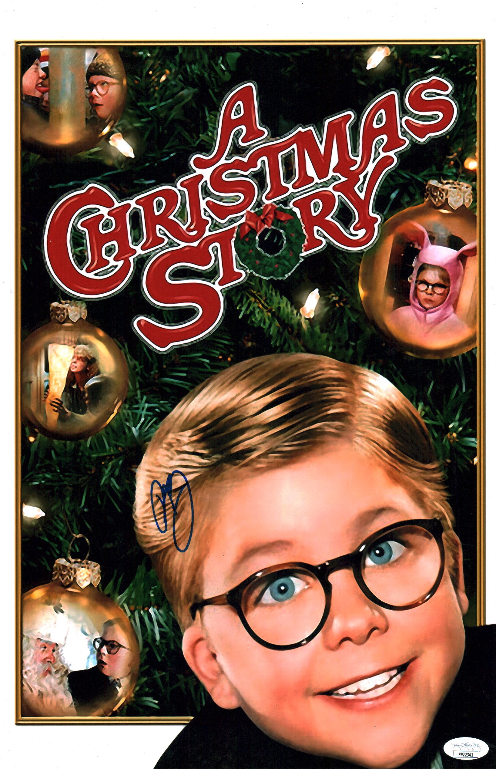 Peter Billingsley A Christmas Story 11x17 Signed Photo Poster JSA COA Certified Autograph