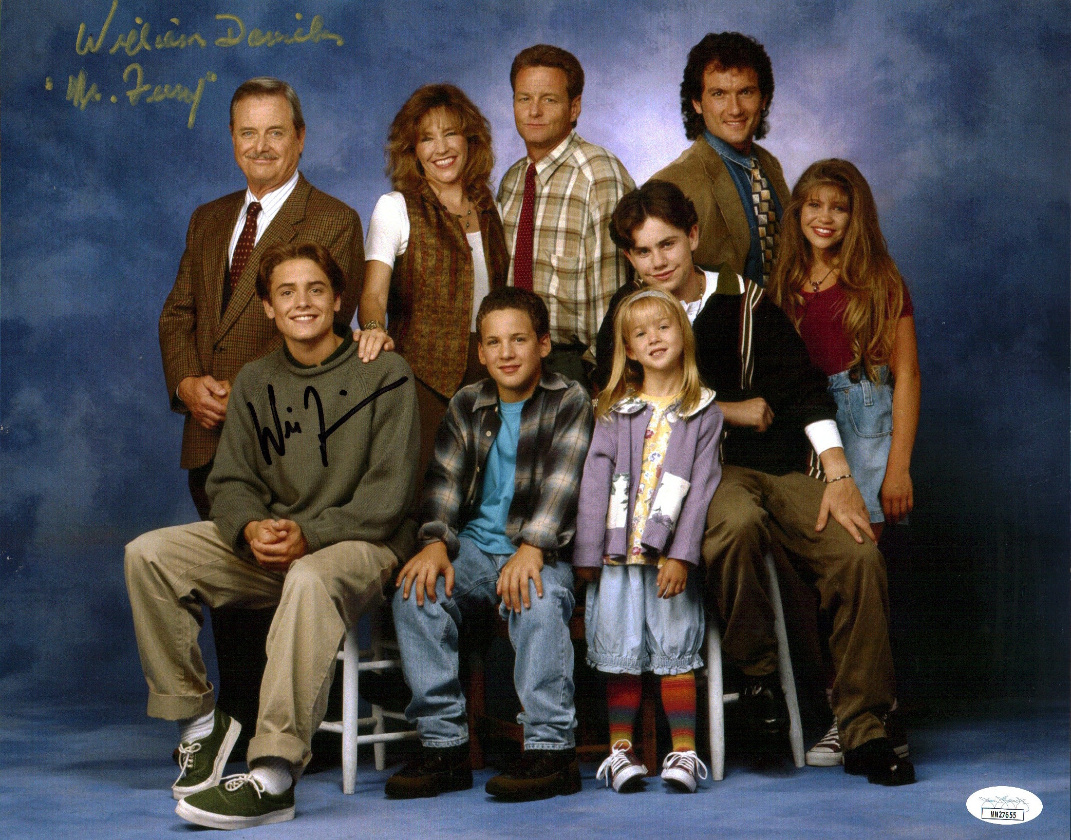 Boy Meets World 11x14 Cast x2 Signed Photo Poster Daniels Friedle JSA Certified Autograph