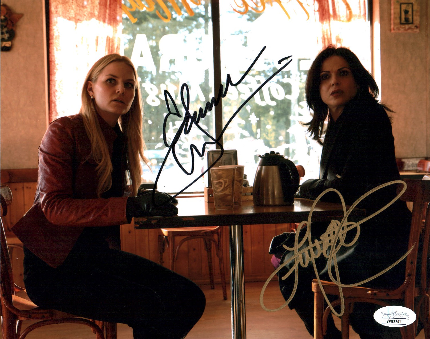 Once Upon A Time 8x10  Photo Signed Autograph Parrilla Morrison JSA Certified COA