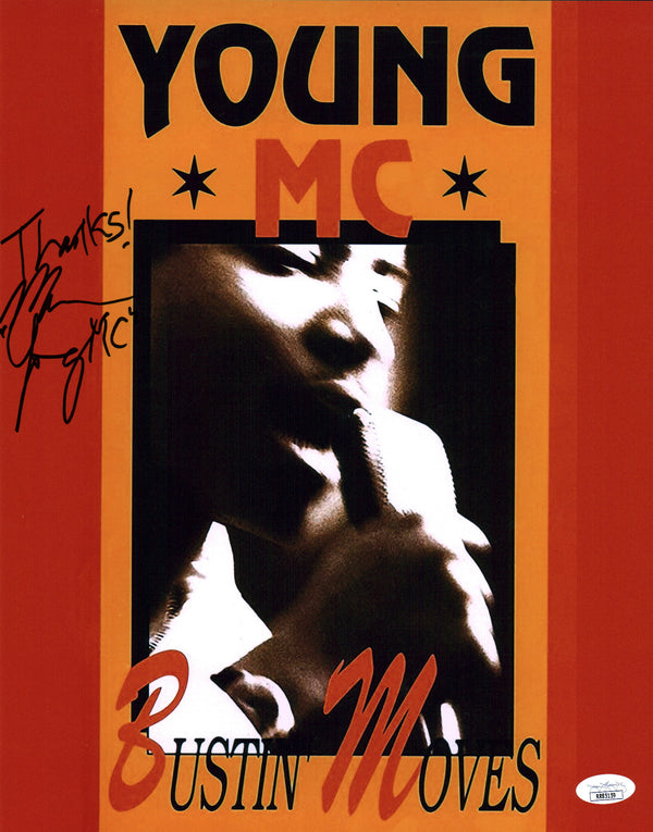 Marvin Young "Young MC" 11x14 Signed Photo Poster JSA COA Certified Autograph