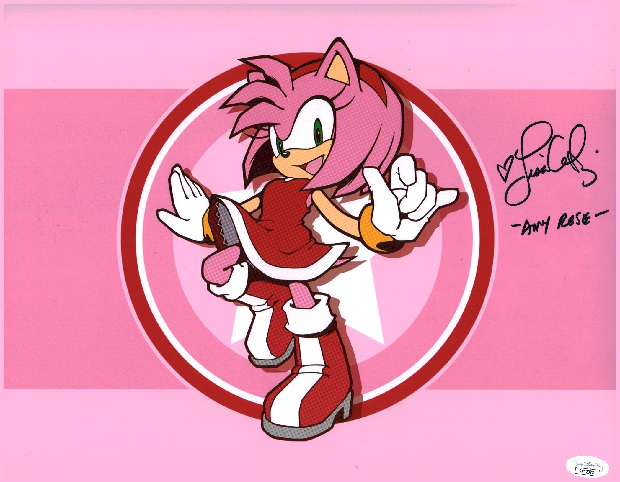 Lisa Ortiz Sonic 11x14 Signed Photo Poster JSA COA Certified Autograph