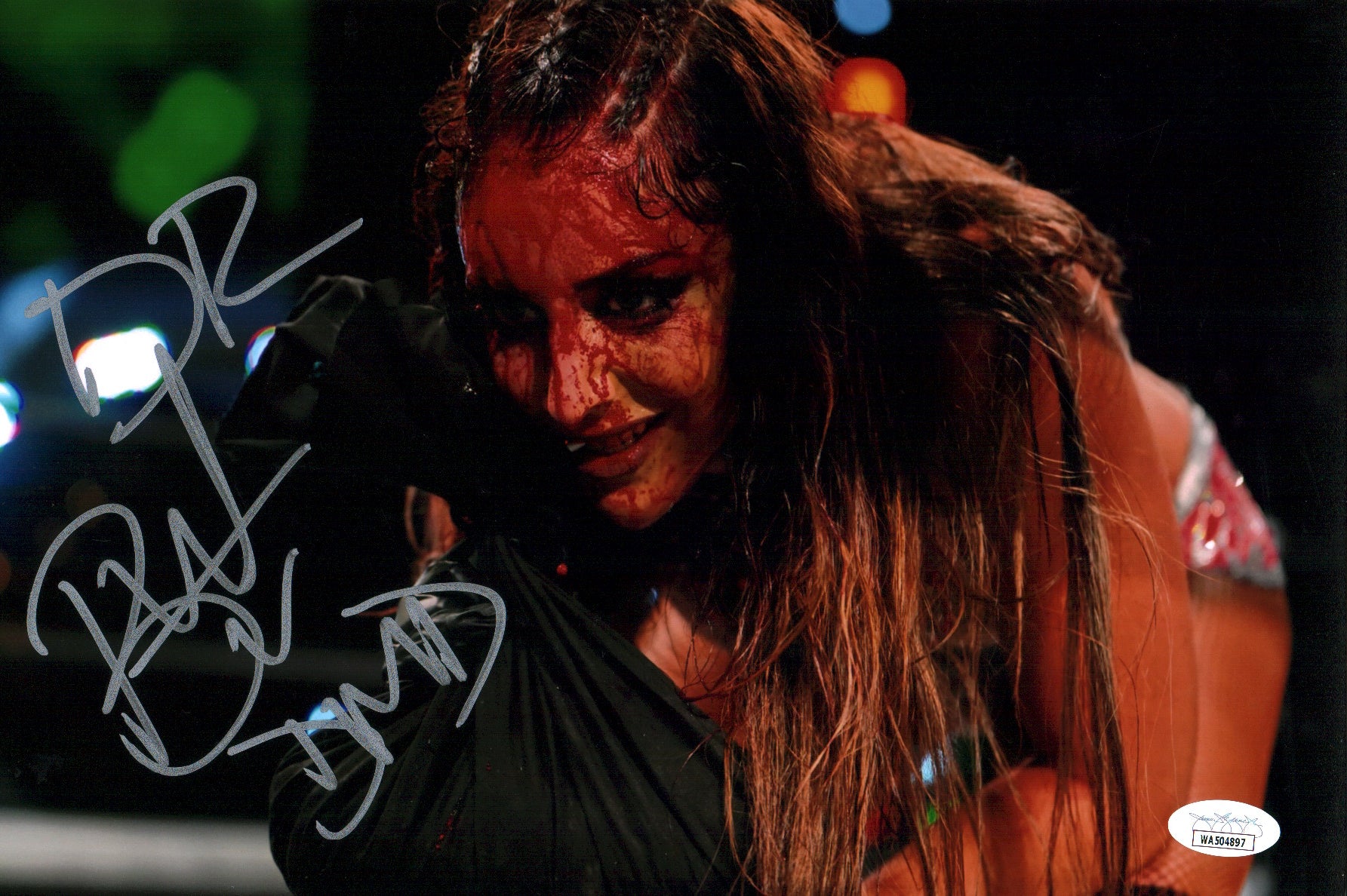 Britt Baker AEW Wrestling 8x12 Signed Photo JSA COA Certified Autograph