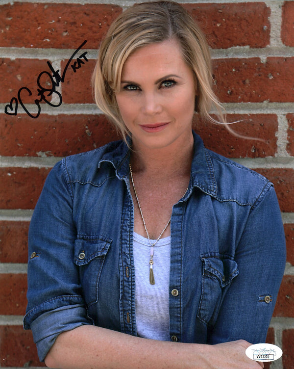 Catherine Sutherland Power Rangers 8x10 Signed Photo JSA Certified Autograph