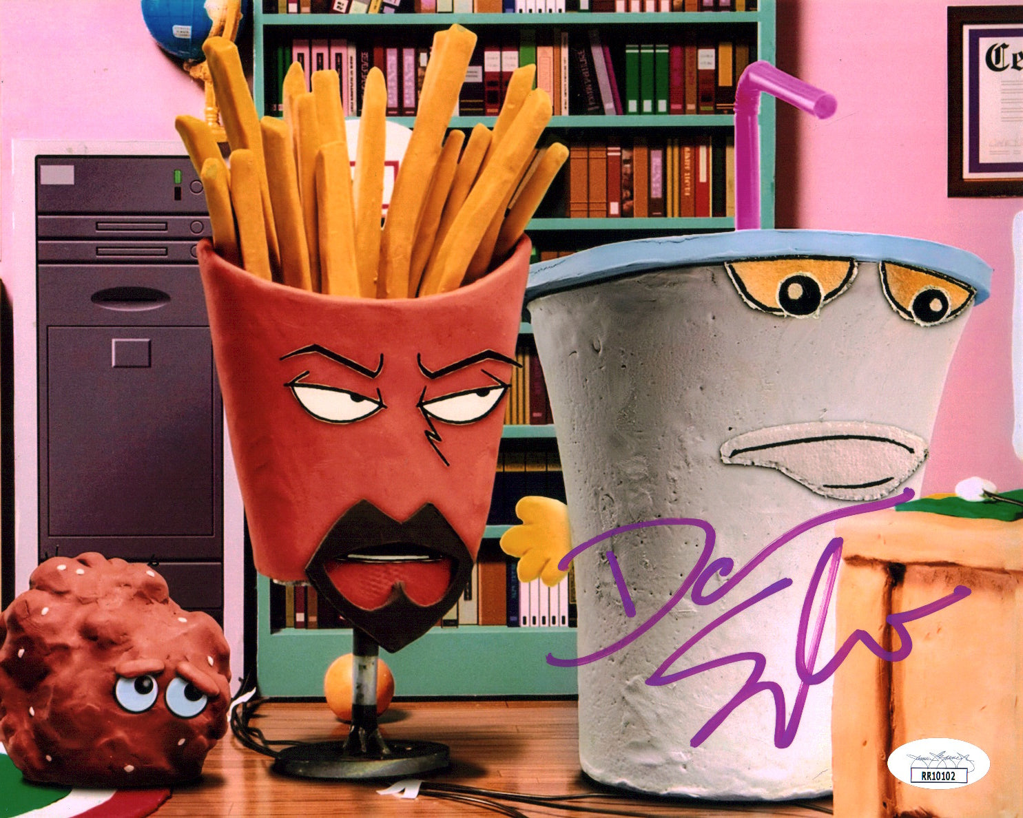 Dana Snyder Aqua Teen Hunger Force 8x10 Signed Photo JSA Certified Autograph