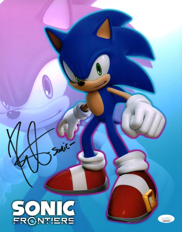 Roger Craig Smith Sonic Frontiers 11x14 Signed Mini Poster JSA Certified Autograph