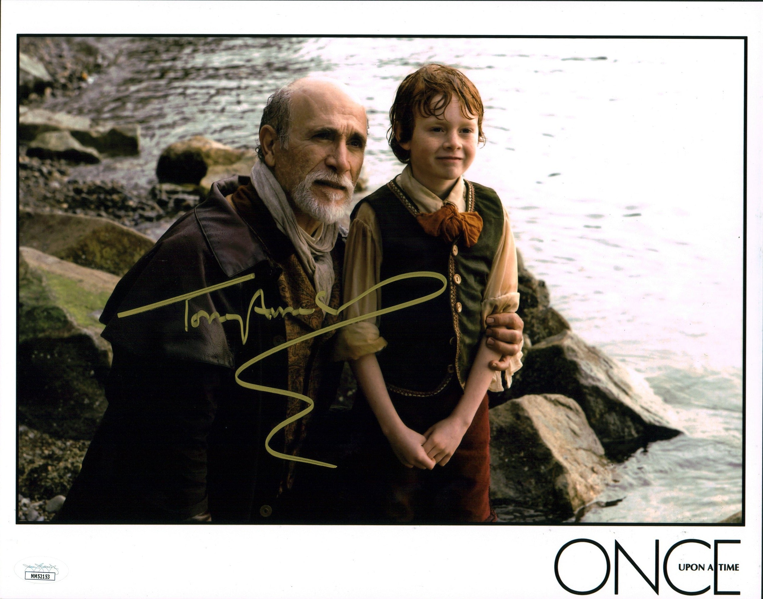 Tony Amendola Once Upon a Time 11x14 Photo Poster Signed JSA Certified Autograph