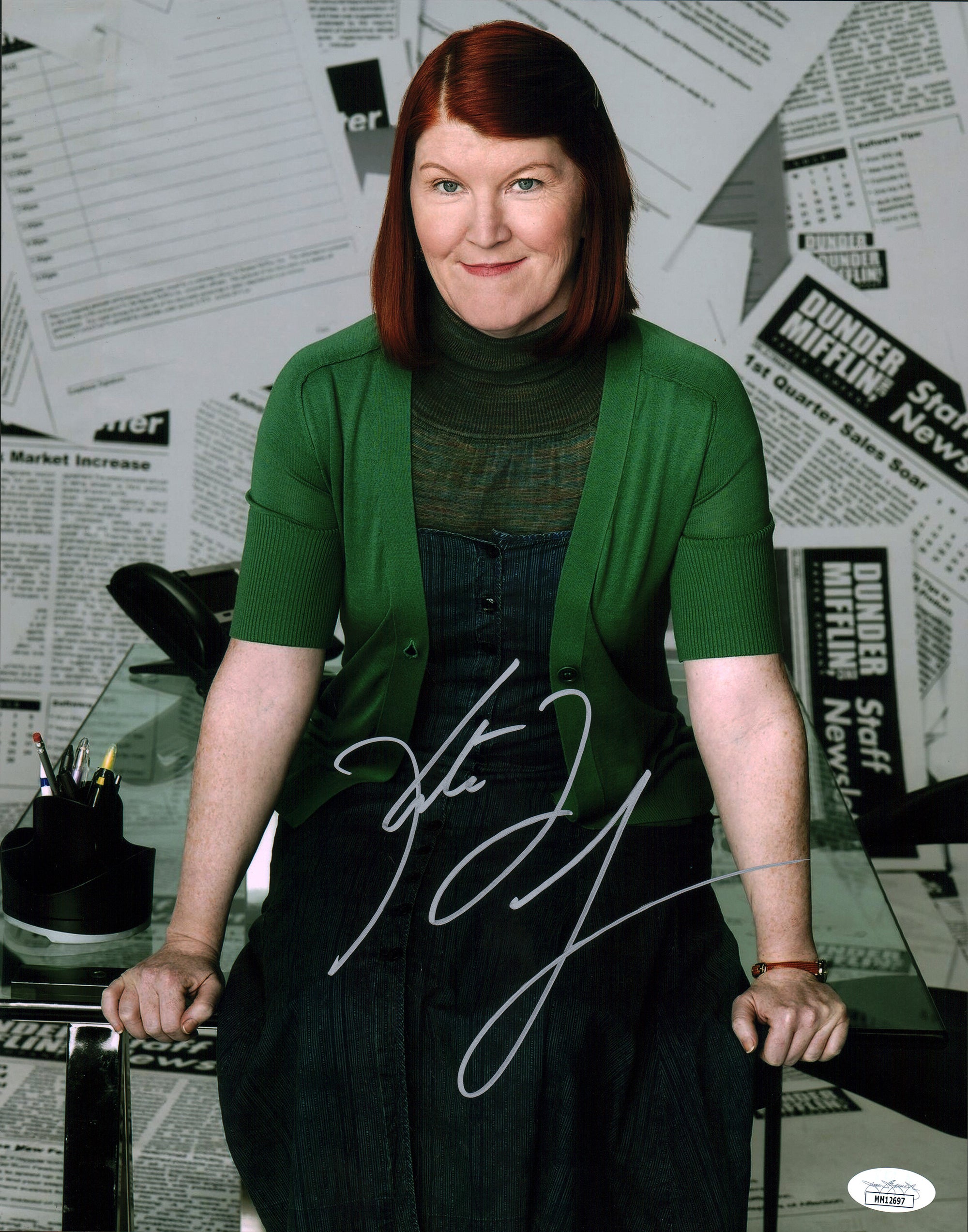 Kate Flannery The Office 11x14 Signed Photo Poster JSA COA Certified Autograph