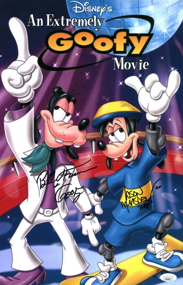 Disney Goofy Movie 11x17 Signed Photo Poster Farmer Marsden JSA COA Certified Autograph