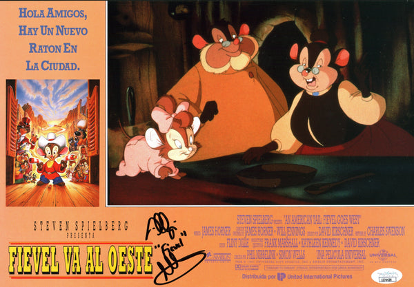Phillip Glasser An American Tail 9.5x12 Lobby Card Signed Autograph JSA Certified COA