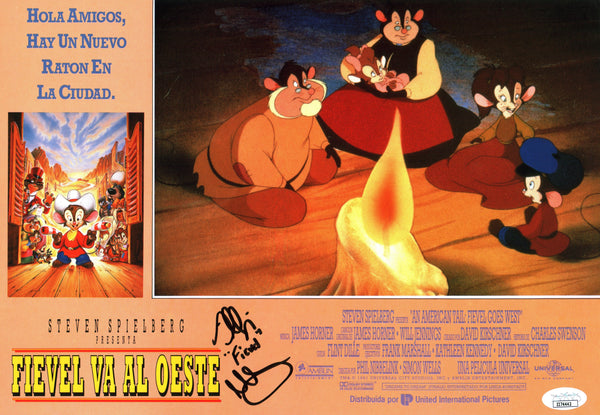 Phillip Glasser An American Tail 9.5x12 Lobby Card Signed Autograph JSA Certified COA