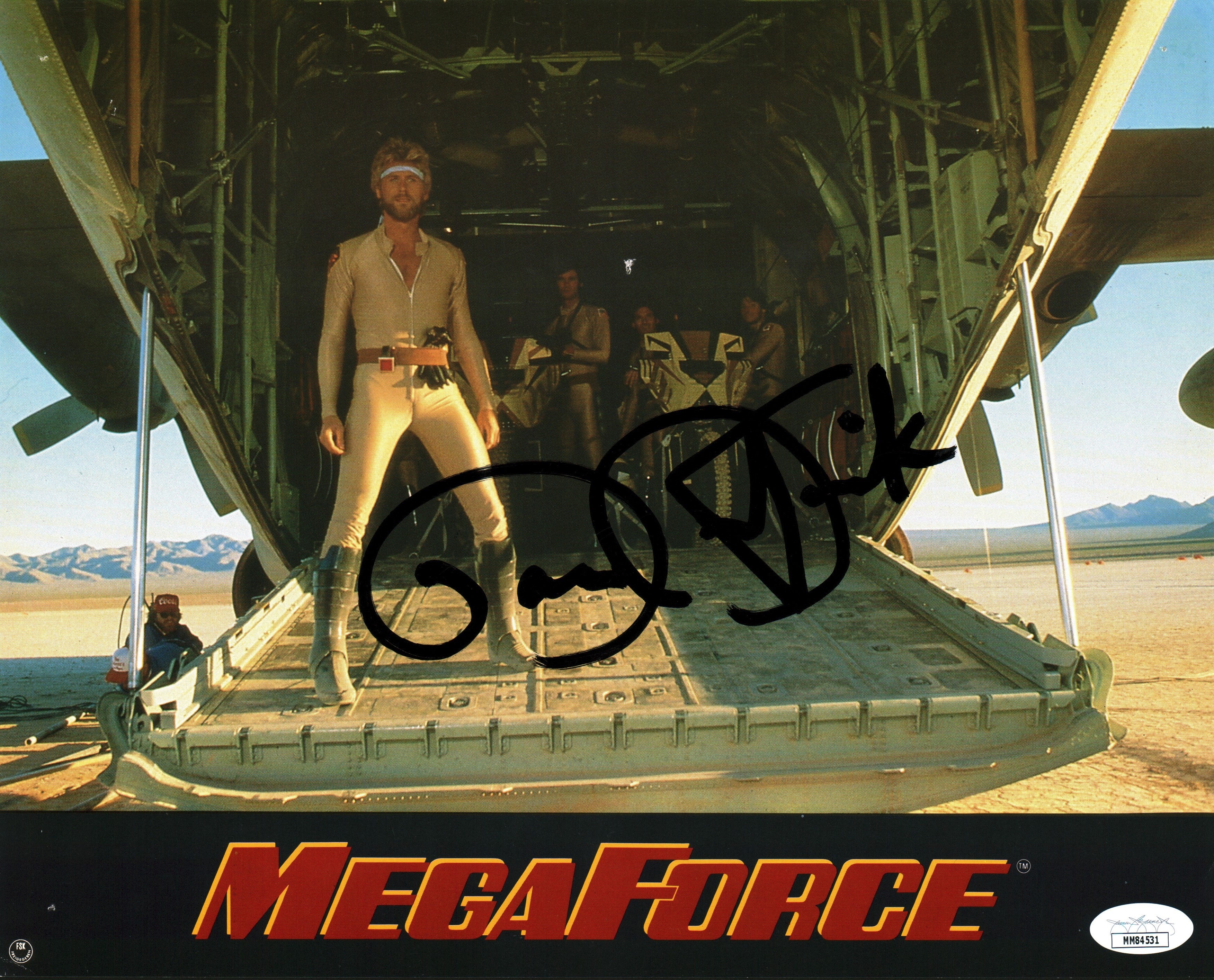 Barry Bostwick MegaForce 9.5x12 Lobby Card Signed JSA Certified Autograph