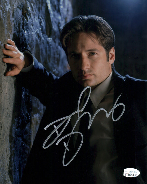David Duchovny The X Files 8x10 Signed Photo JSA COA Certified Autograph