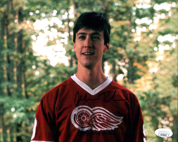 Alan Ruck Signed Ferris Bueller's Day Off Red Wings Jersey