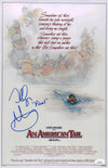 Phillip Glasser An American Tail 11x17 Photo Poster Signed Autograph JSA COA Certified