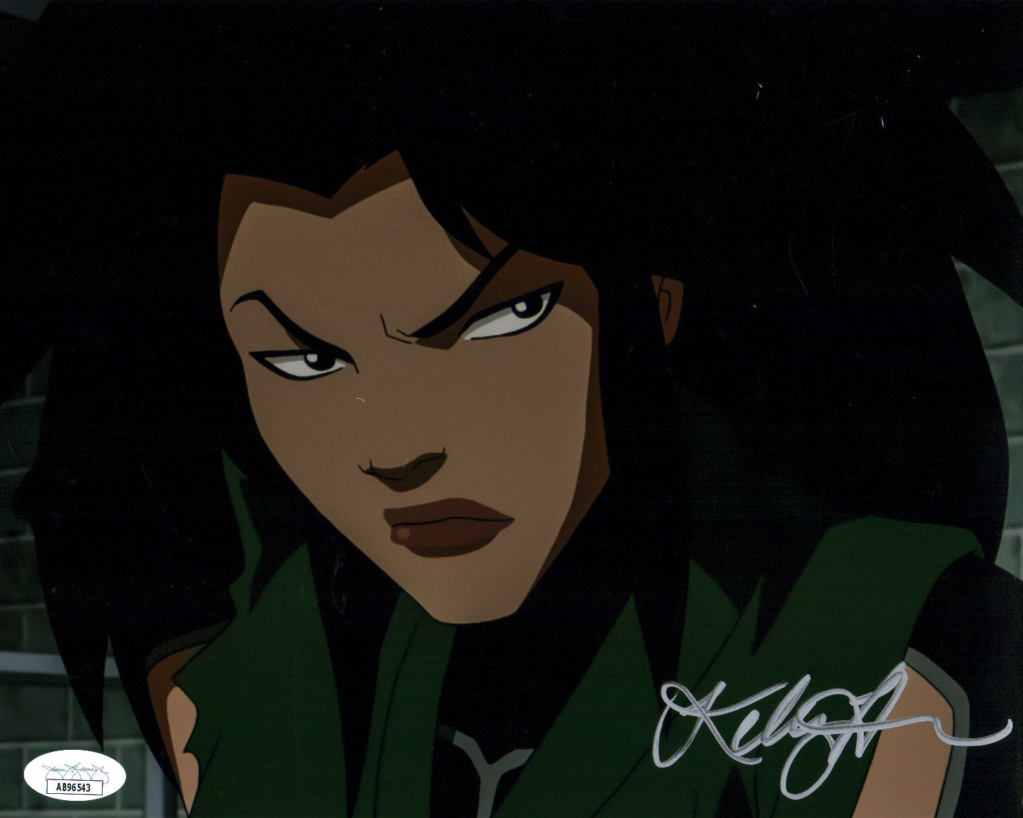 Kelly Hu Young Justice 8x10 Signed Photo JSA COA Certified Autograph