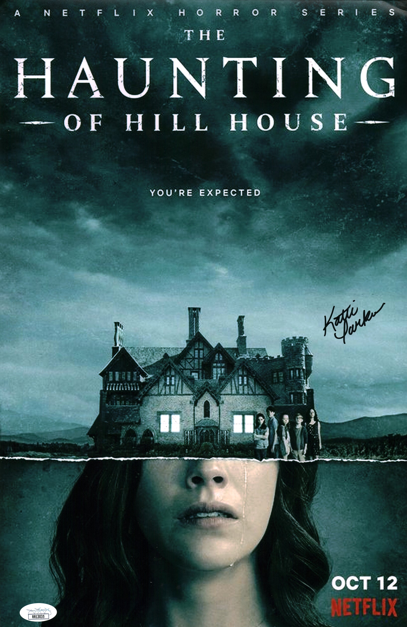 Katie Parker The Haunting of Hill House 11x17 Mini Poster Signed JSA Certified Autograph