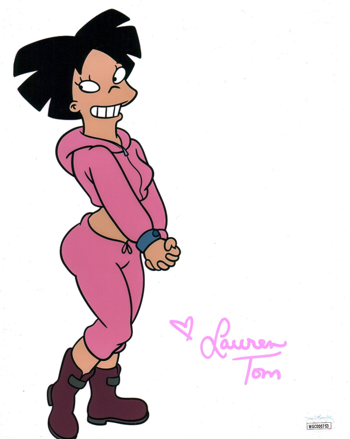 Lauren Tom Futurama 8x10 Signed Photo JSA Certified Autograph