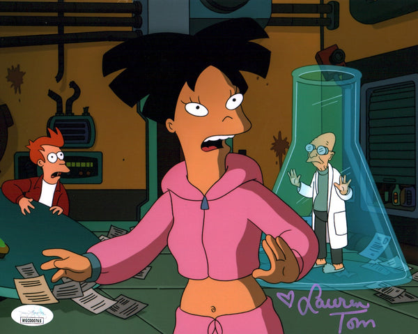 Lauren Tom Futurama 8x10 Signed Photo JSA Certified Autograph