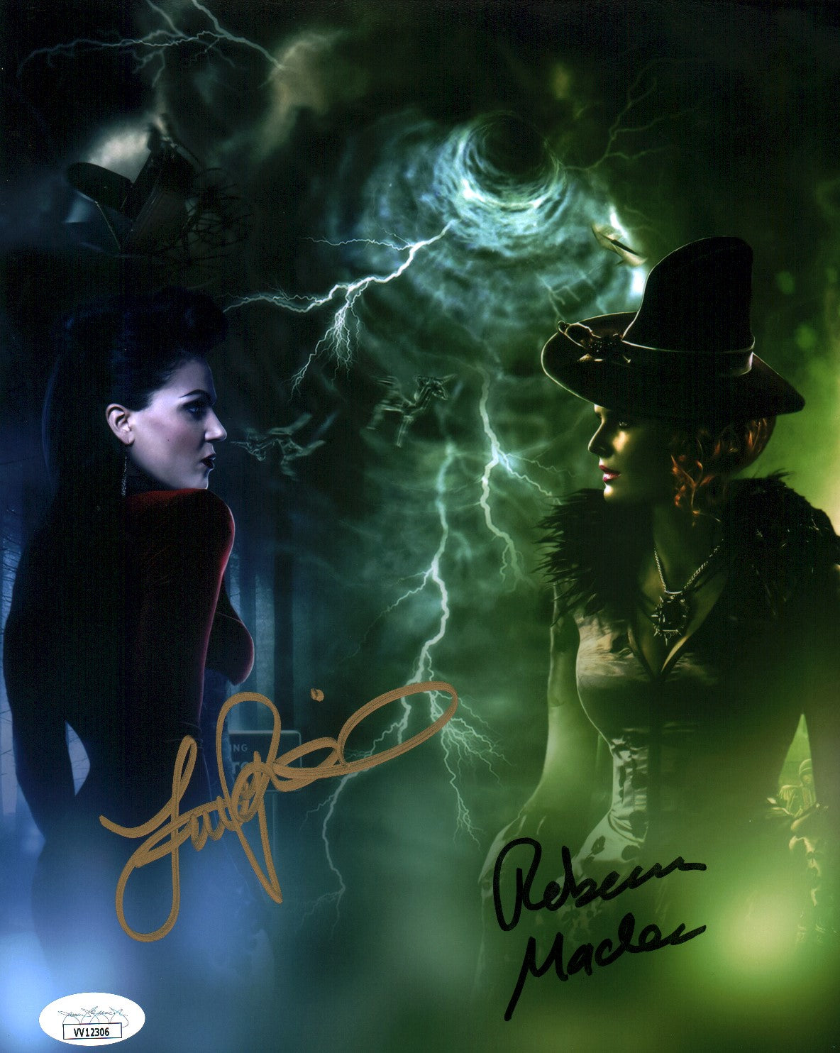 Once Upon A Time 8x10 Photo Parrilla Mader Signed Autograph JSA Certified COA