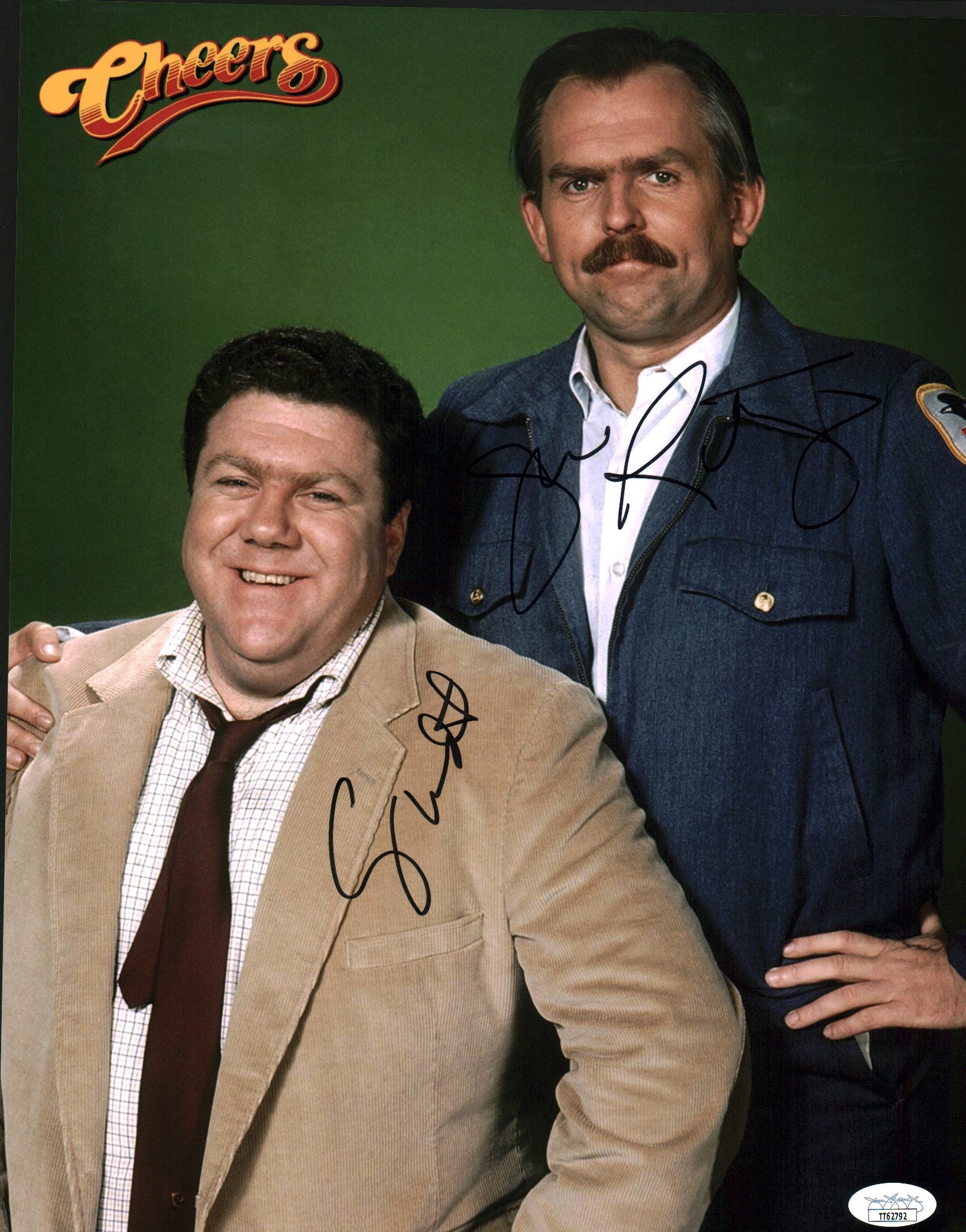 Cheers 11x14 Photo Poster x2 Signed  Ratzenberger Wendt JSA Certified Autograph