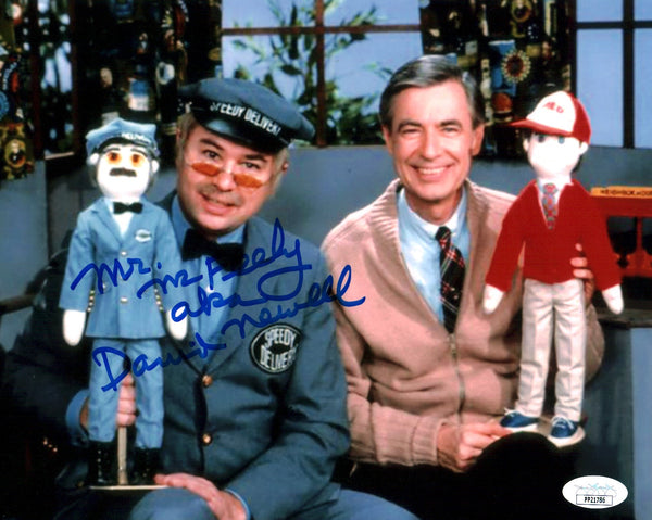 David Newell Mister Rogers' Neighborhood 8x10 Photo Signed Autographed JSA Certified COA