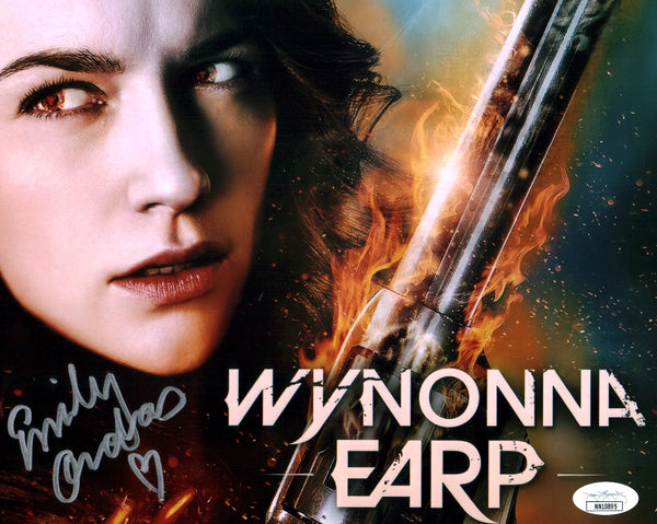 Emily Andras Wynonna Earp 8x10 Photo Signed JSA Certified Autograph