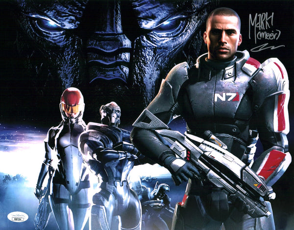 Mark Meer Mass Effect 11x14 Photo Poster Signed Autograph JSA COA Certified Auto
