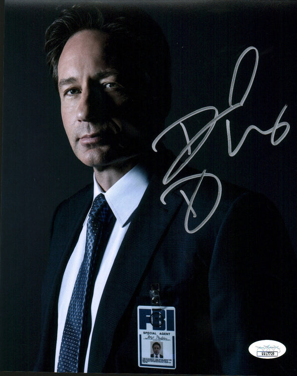 David Duchovny The X Files 8x10 Signed Photo JSA COA Certified Autograph