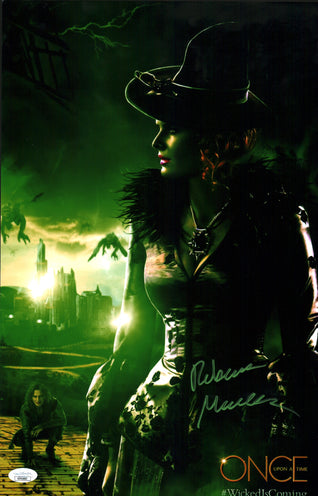 Rebecca Mader Once Upon A Time OUAT 11x17 Signed Mini Poster JSA Certified Autographed