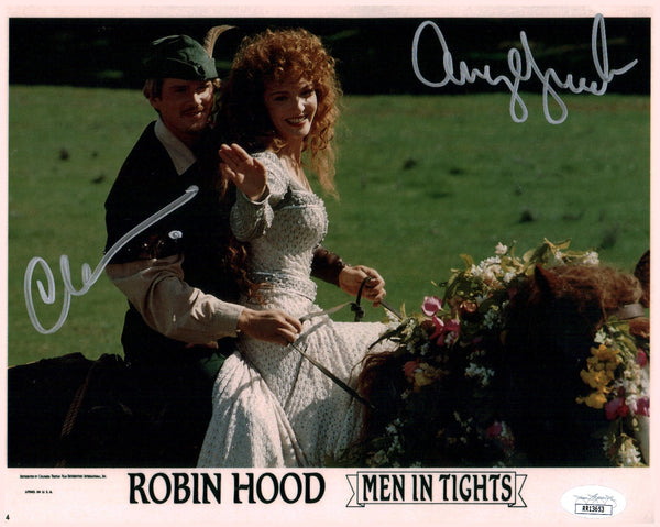 Robin Hood Men in Tights 8x10 Signed Elwes Yasbeck Photo JSA COA Certified Autograph