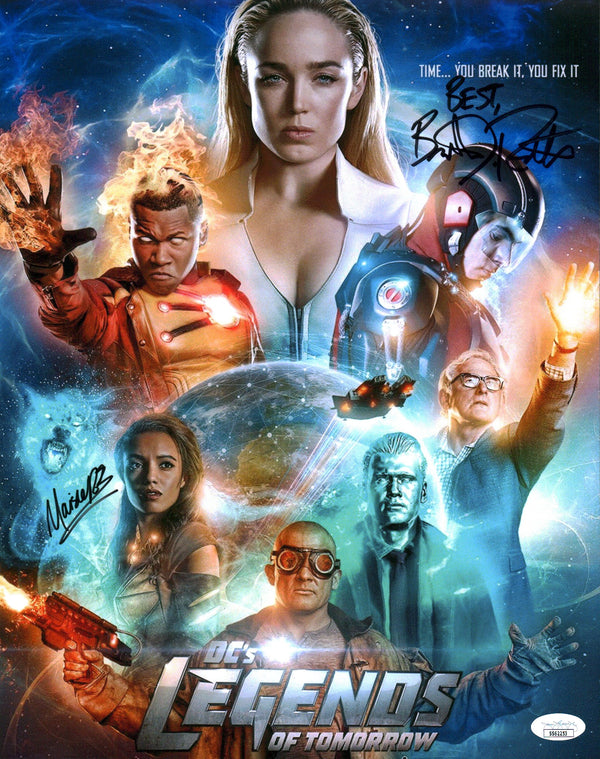 DC Legends of Tomorrow 11x14 Photo Poster Signed Autograph Richardson-Sellers Routh JSA Certified COA Auto